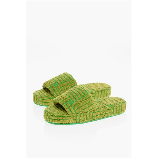 Jacquard Terry GEOMETRIC SPONGE Sliders