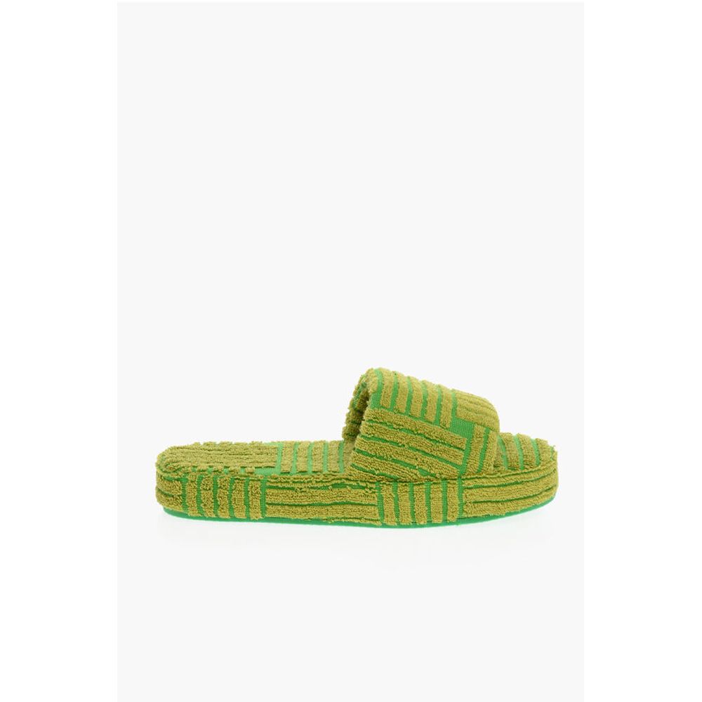 Jacquard Terry GEOMETRIC SPONGE Sliders