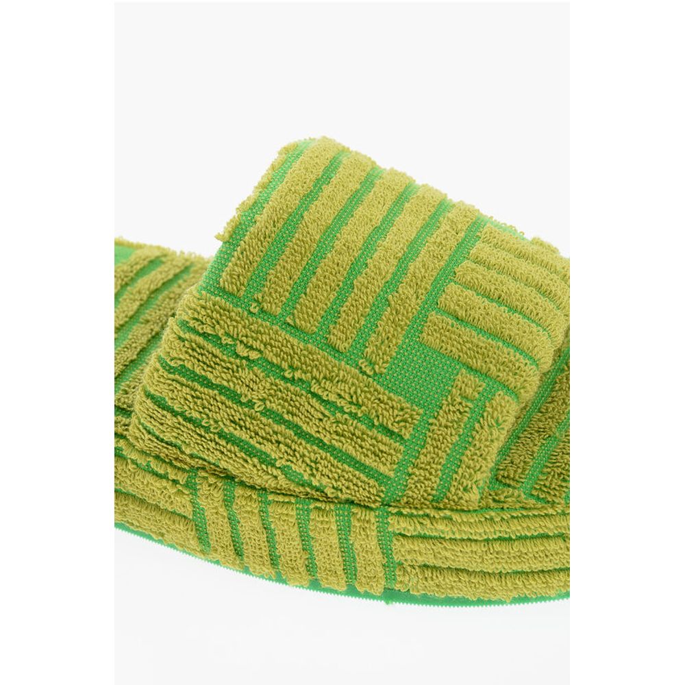 Jacquard Terry GEOMETRIC SPONGE Sliders