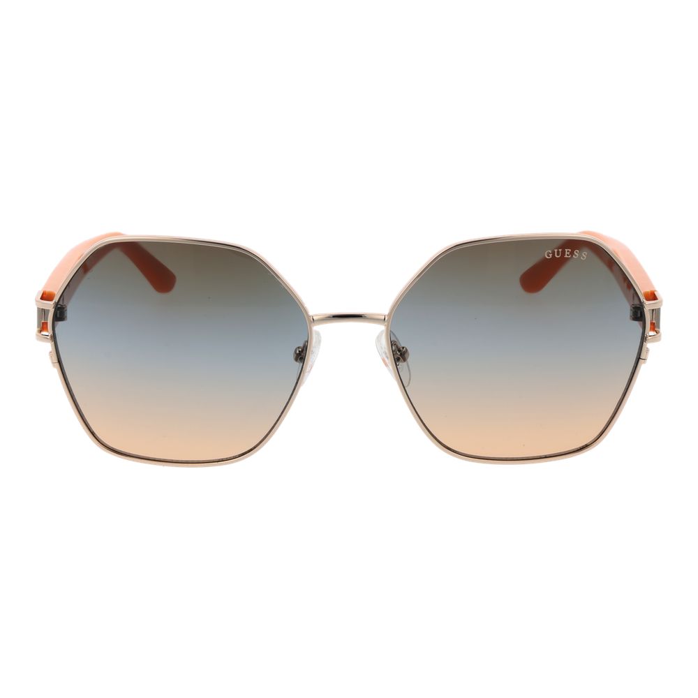 Gafas de sol doradas para mujer