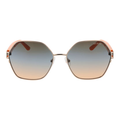 Gafas de sol doradas para mujer