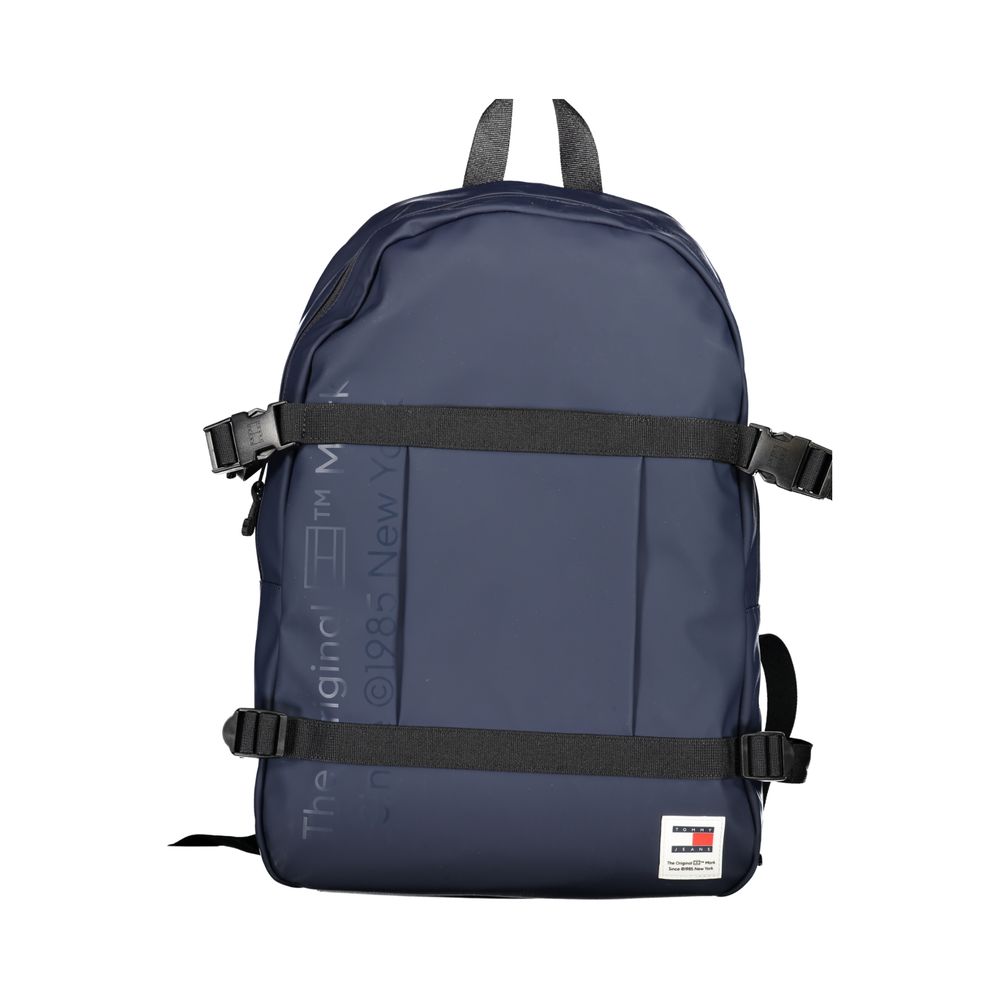 Mochila de polietileno azul