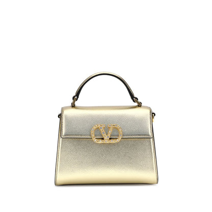 Metallic garnet mini Handbag