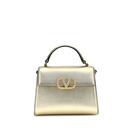 Metallic garnet mini Handbag