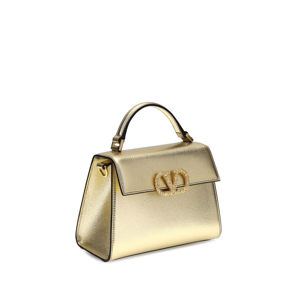 Metallic garnet mini Handbag