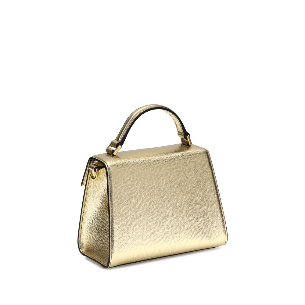 Metallic garnet mini Handbag