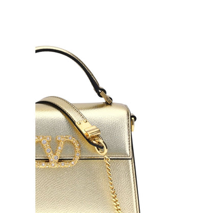 Metallic garnet mini Handbag