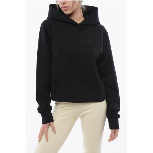 Brushed Cotton Hoodie With Embroidered Hoodie
