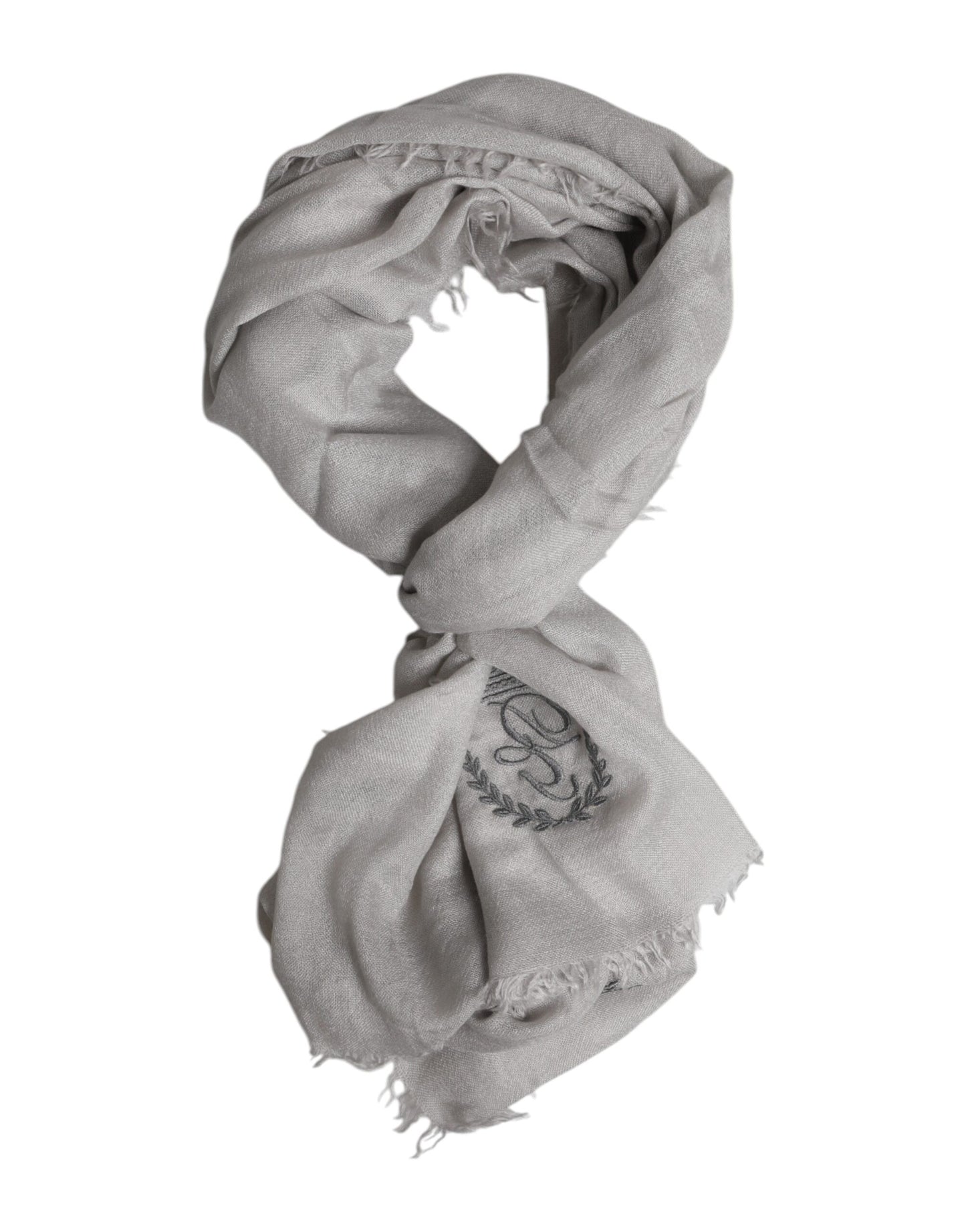 Gray DG Crown Neck Warmer Wrap Shawl Scarf