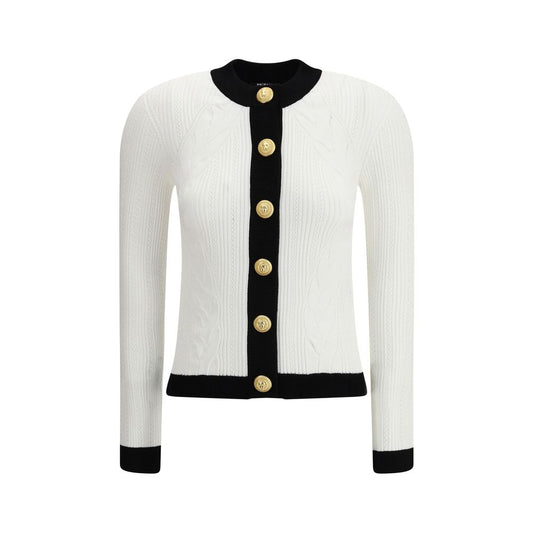 LS BUTTONED TORSADE KNIT CARDIGAN