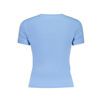 Blue Cotton Tops & T-Shirt