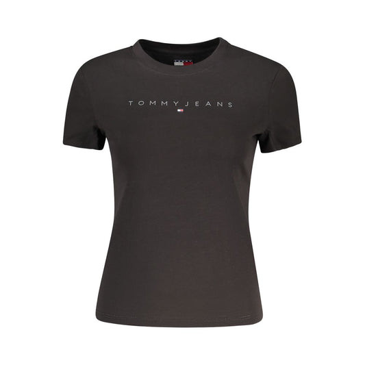 Black Cotton Tops & T-Shirt