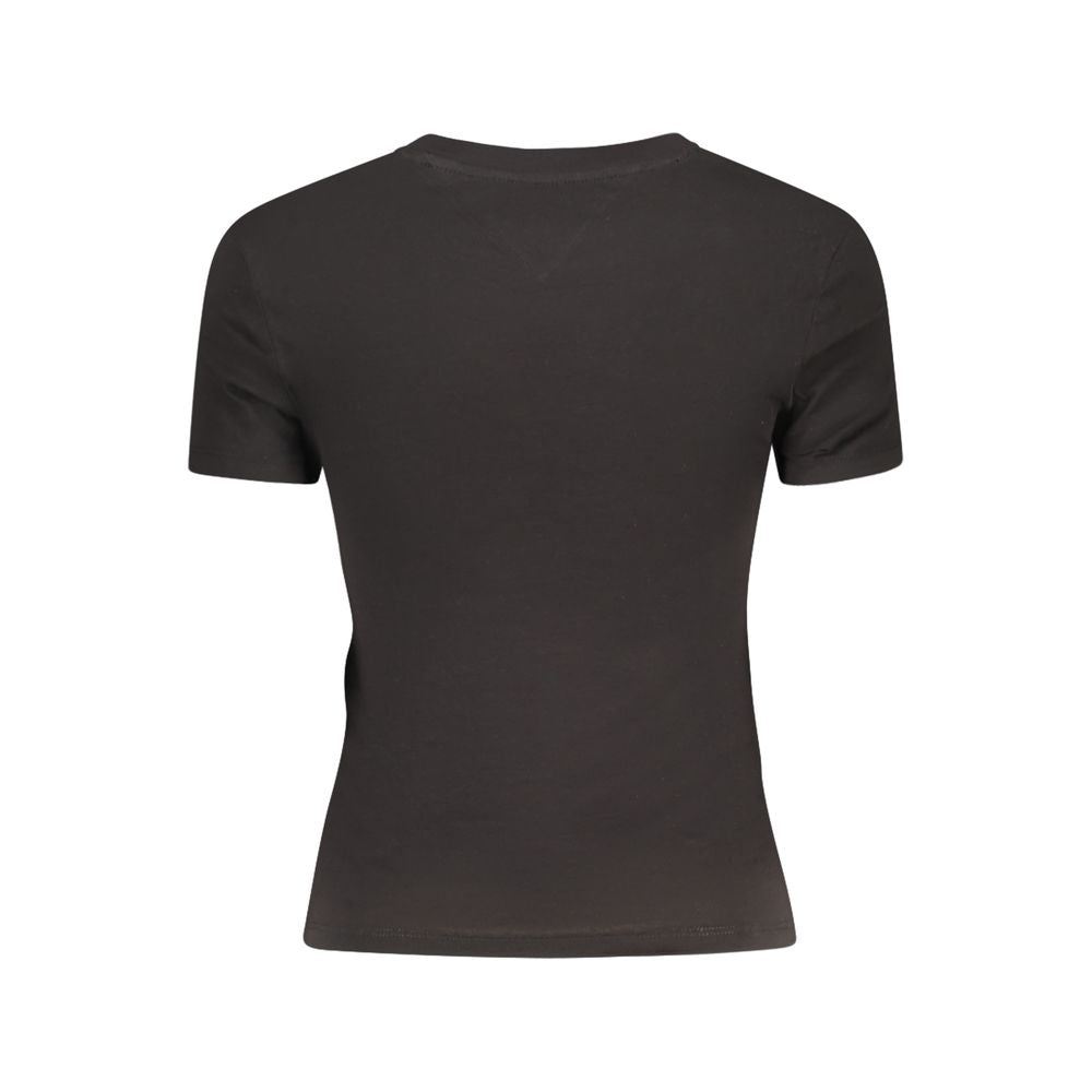 Black Cotton Tops & T-Shirt