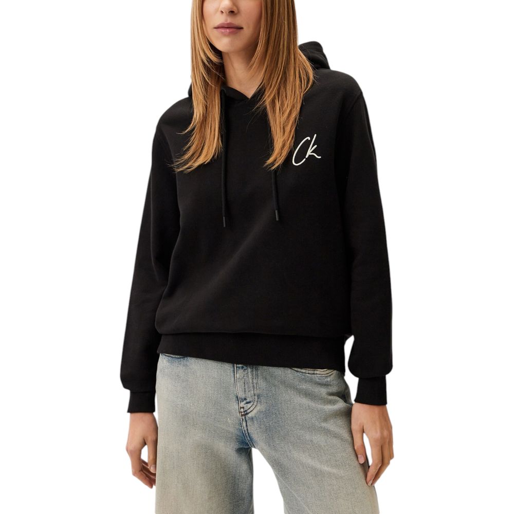 Black Recycled Cotton Sweater