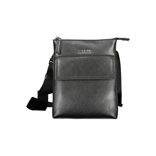 Bolso bandolera de poliéster negro