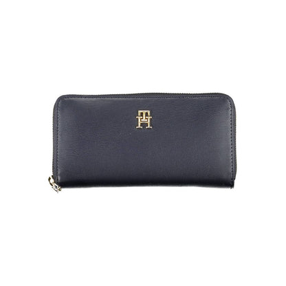 Cartera de polietileno azul