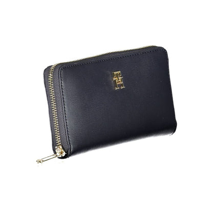 Cartera de polietileno azul