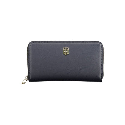 Cartera de polietileno azul