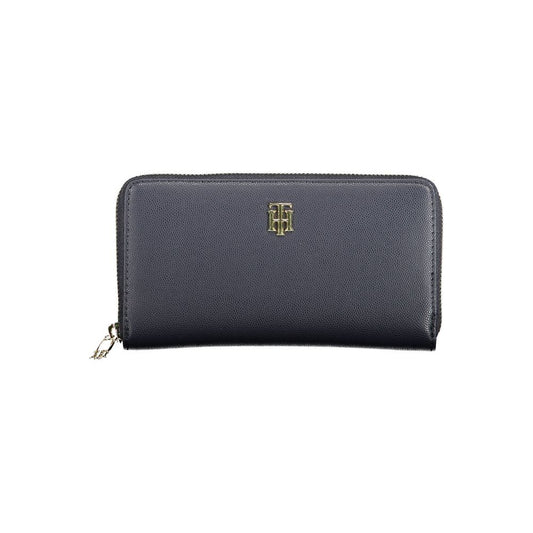 Cartera de polietileno azul