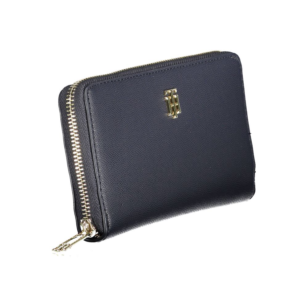 Cartera de polietileno azul
