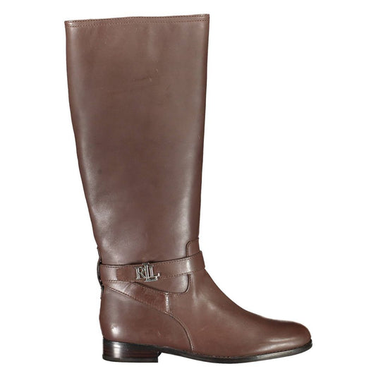 Brown Leather Ankle