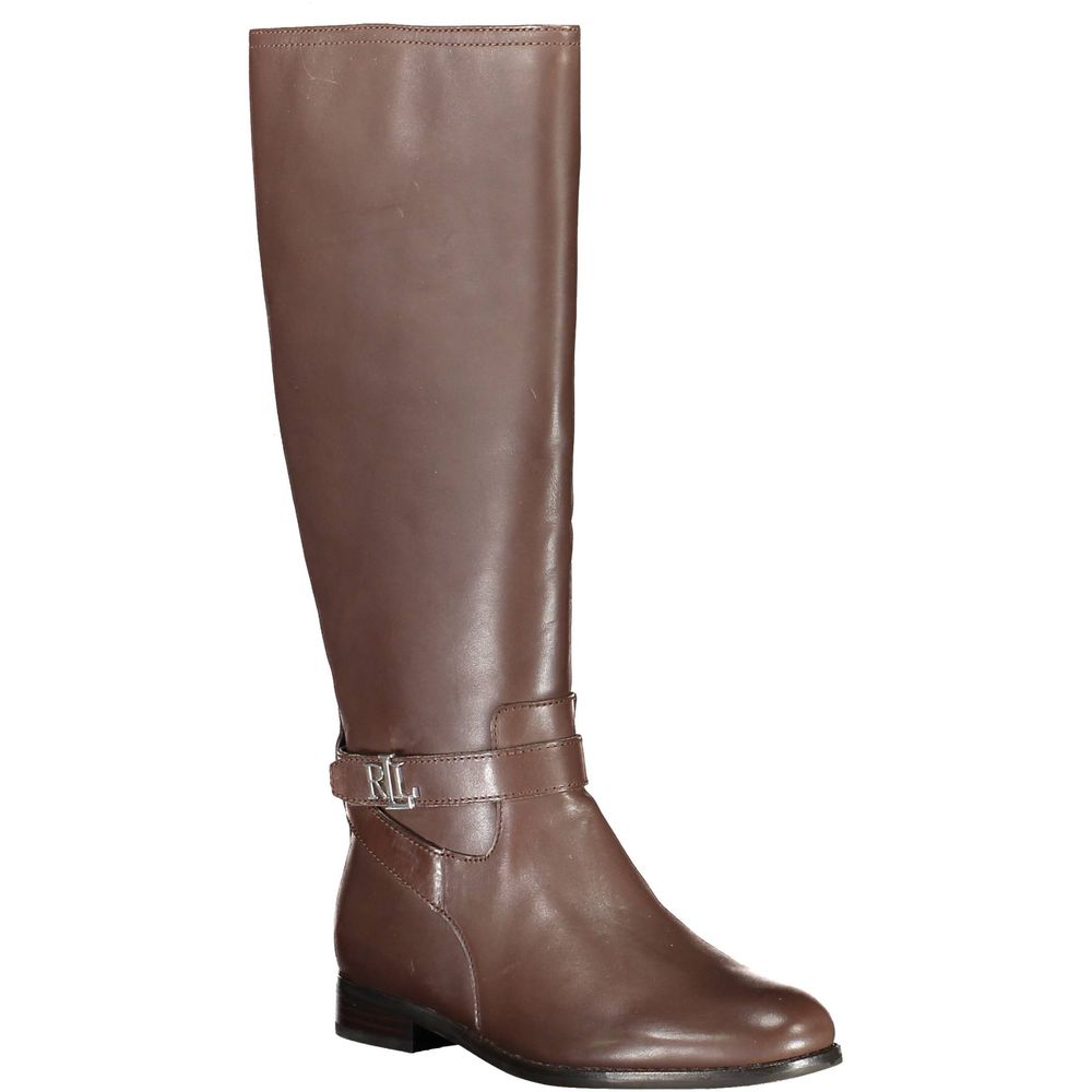 Brown Leather Ankle