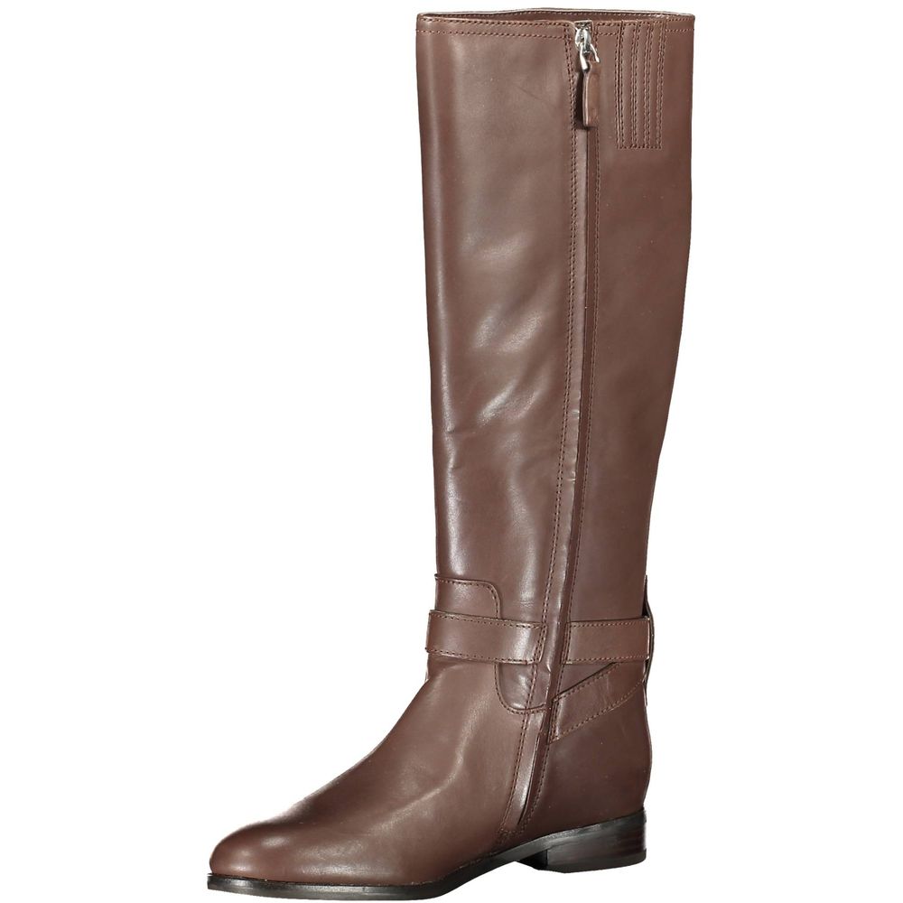 Brown Leather Ankle