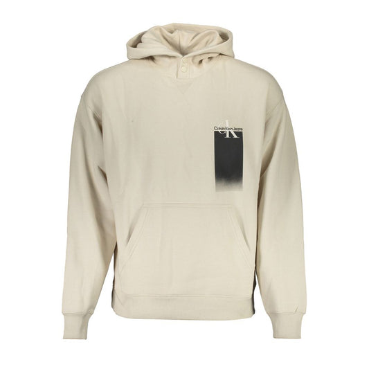 Beige Cotton Sweatshirt