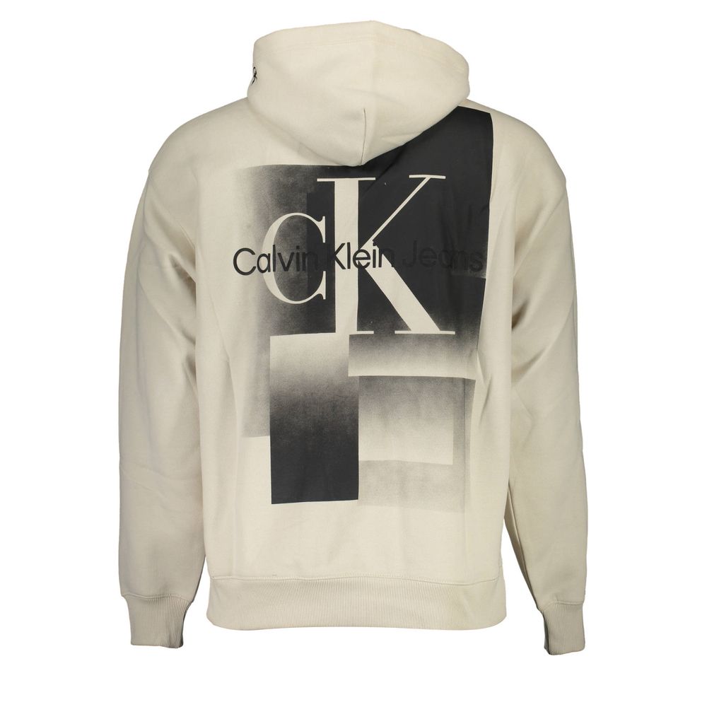 Beige Cotton Sweatshirt