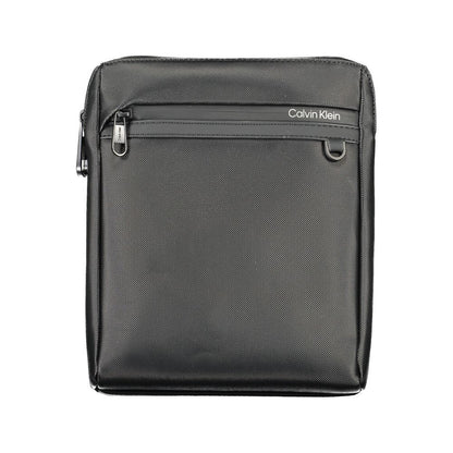 Black Polyester Shoulder Bag