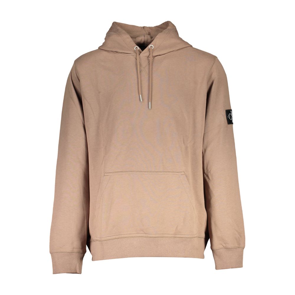 Jersey de algodón marrón para hombre