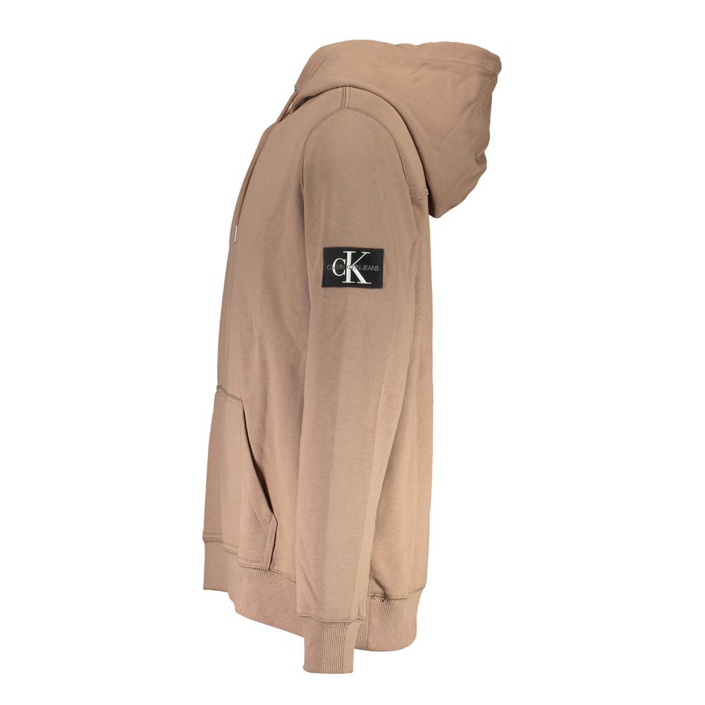 Jersey de algodón marrón para hombre