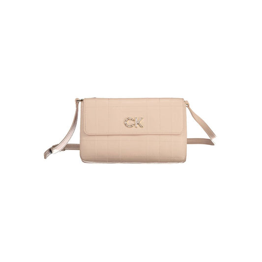 Pink Polyester Handbag