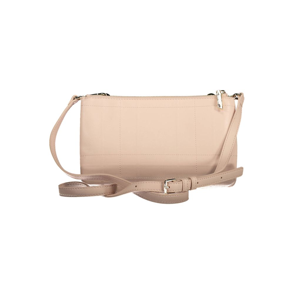 Pink Polyester Handbag