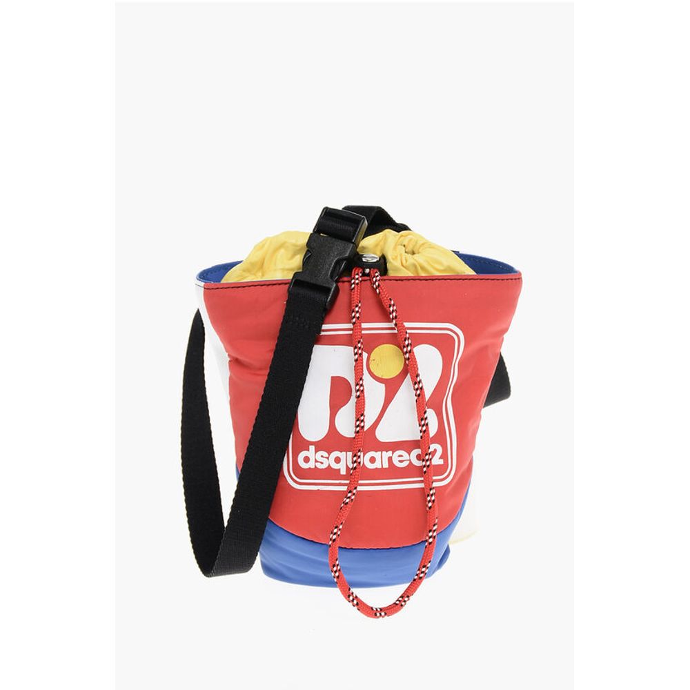 Technical Fabric Crossbody Bag with Carabiner