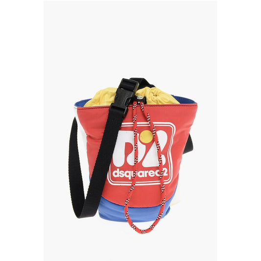 Technical Fabric Crossbody Bag with Carabiner