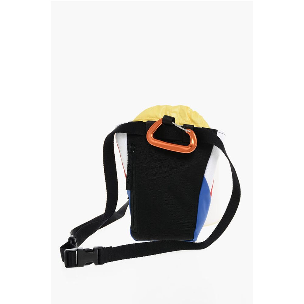 Technical Fabric Crossbody Bag with Carabiner