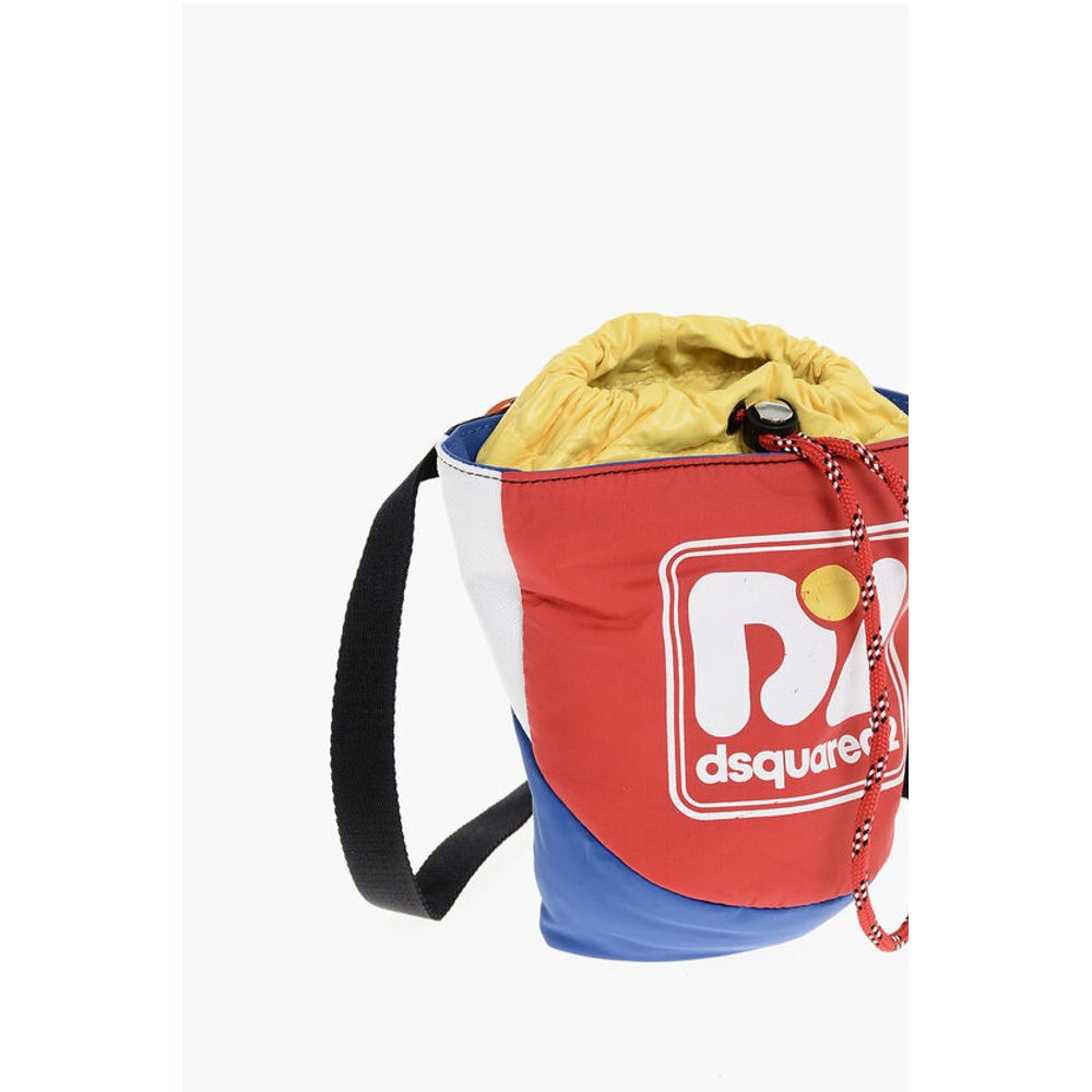 Technical Fabric Crossbody Bag with Carabiner