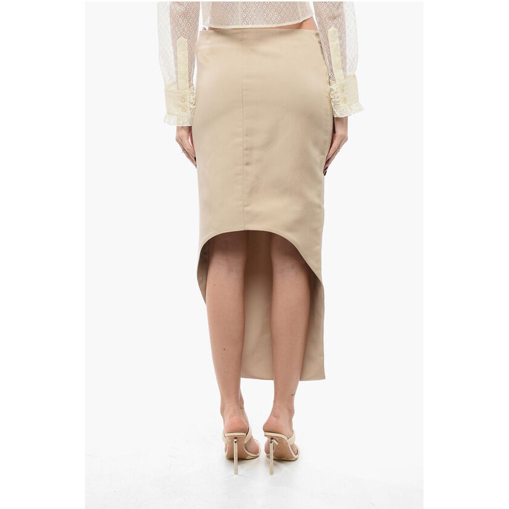 Silk Asymmetric Skirt