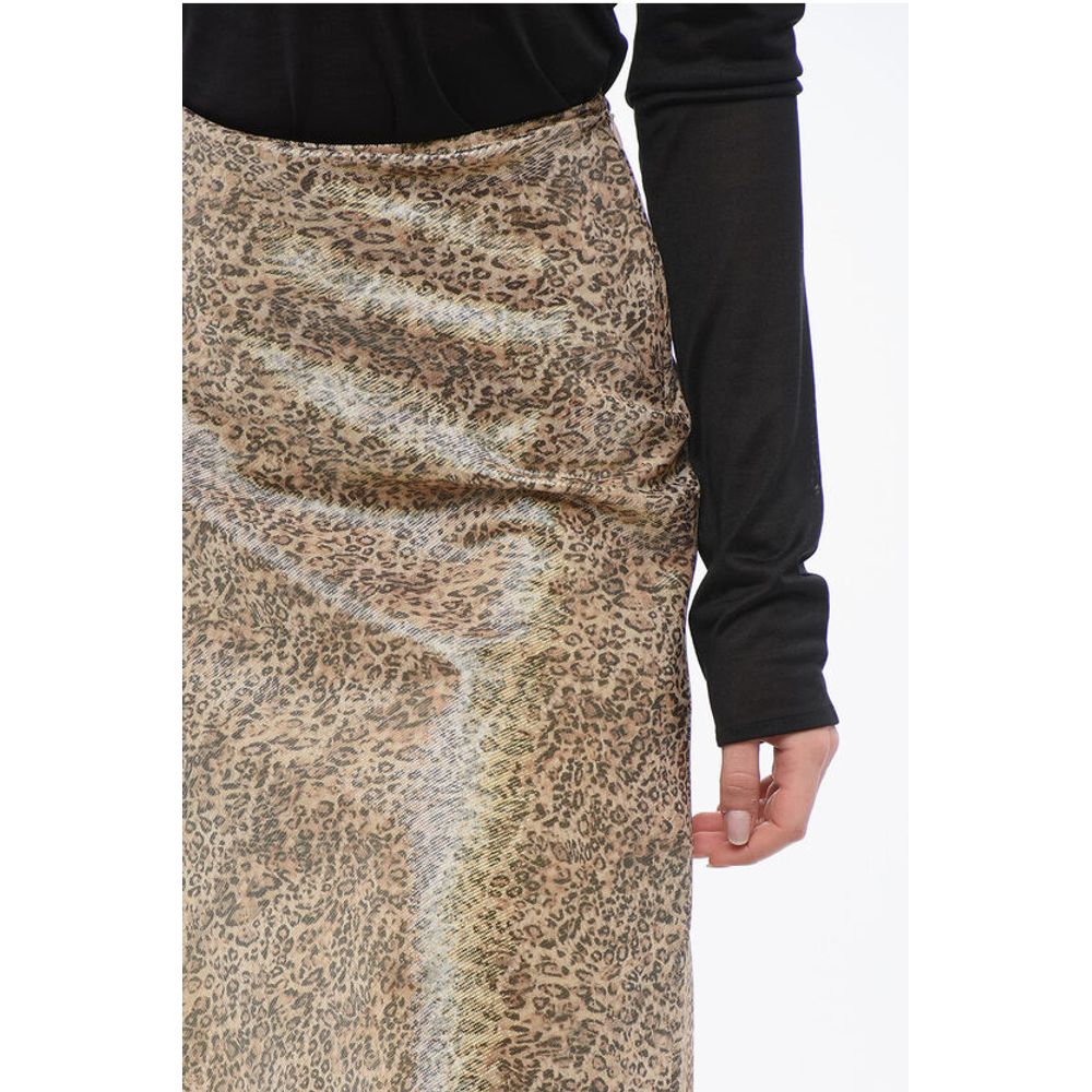 Georgette Silk Animalier Skirt