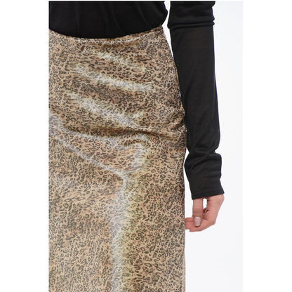 Georgette Silk Animalier Skirt