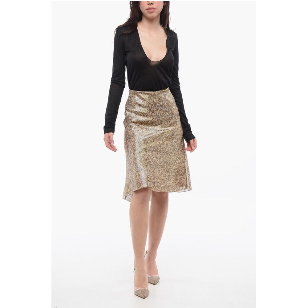 Georgette Silk Animalier Skirt
