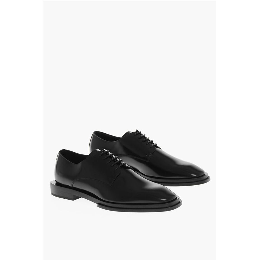 Brushed Leather Derby Shoes