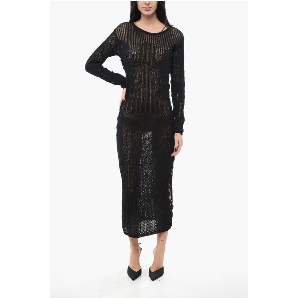 Perforated NEMESIANO Maxi Dress