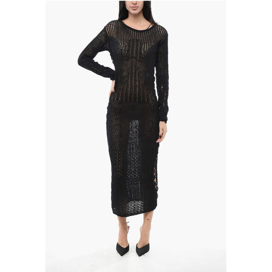 Perforated NEMESIANO Maxi Dress