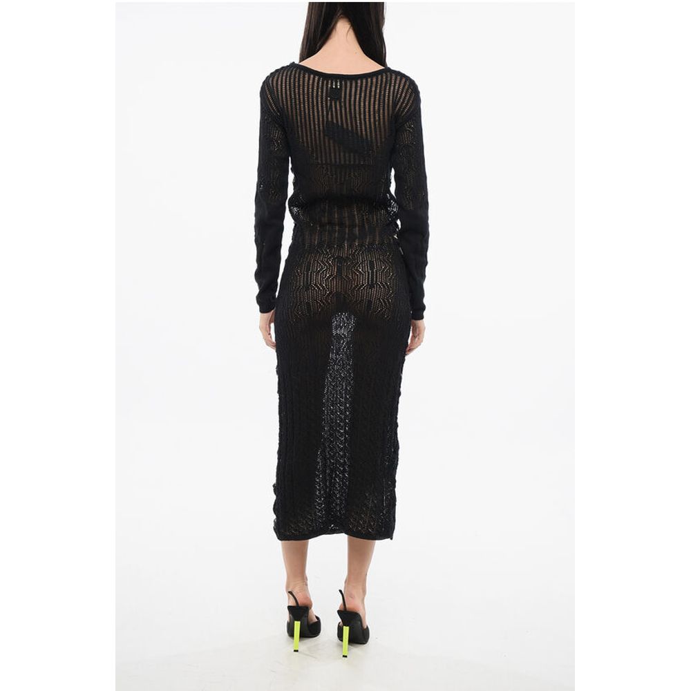 Perforated NEMESIANO Maxi Dress