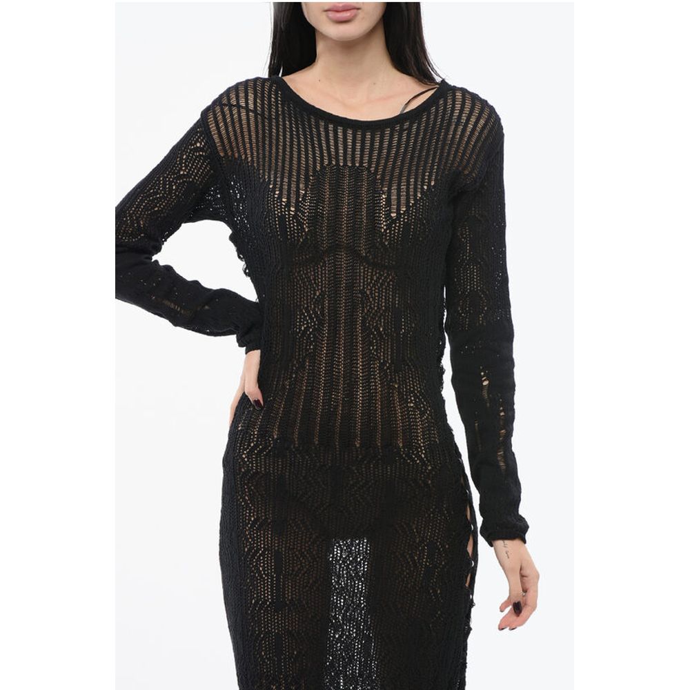 Perforated NEMESIANO Maxi Dress