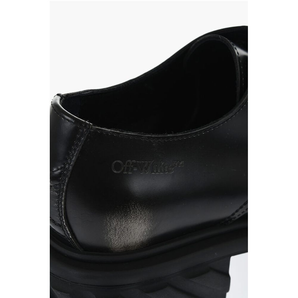 Brushed Leather EXPLORATION Derby With Chunky Sole