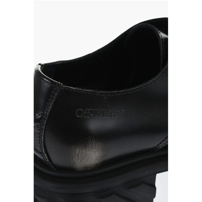 Brushed Leather EXPLORATION Derby With Chunky Sole