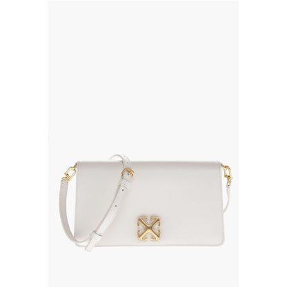 Leather JITNEY 1.7 Crossbody Bag with Golden Logo